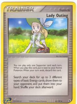 Pokemon Card - Ruby & Sapphire 83/109 - LADY OUTING (uncommon)
