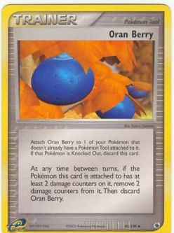 Pokemon Card - Ruby & Sapphire 85/109 - ORAN BERRY (uncommon)