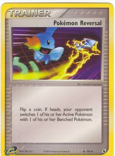 Pokemon Card - Ruby & Sapphire 87/109 - POKEMON REVERSAL (uncommon)