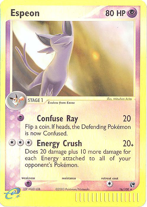 Eevee # 62/100 | RARE Platinum Reverse Holo Card - Pokemon TGC