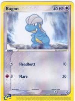 Pokemon Card - Dragon 49/97 - BAGON (common)