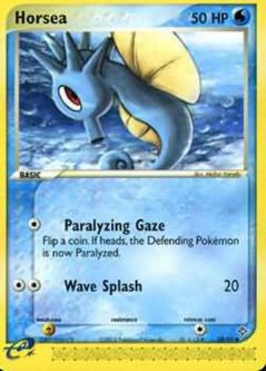Pokemon Card - Dragon 58/97 - HORSEA (common)