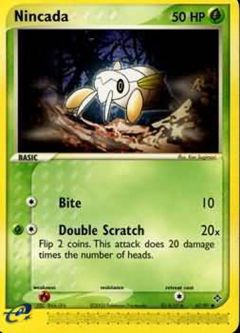 Pokemon Card - Dragon 67/97 - NINCADA (common)