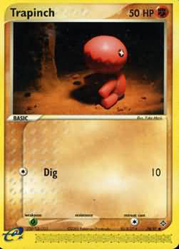Pokemon Card - Dragon 78/97 - TRAPINCH (common)