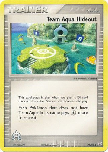 team aqua pokemon cards EX: Team Magma Vs Team Aqua