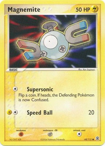 Magnemite 068 FireRed & LeafGreen - Common Heavily Played Magnemite 068 FireRed & LeafGreen - Common Heavily Played