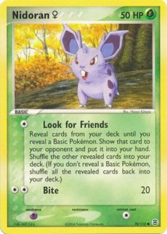 Pokemon Card - Fire Red & Leaf Green 70/112 - NIDORAN (common)