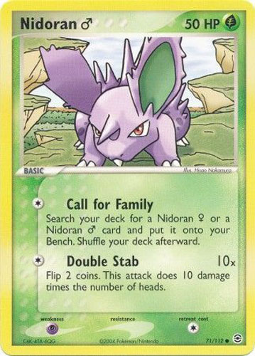 Pokemon Card - Fire Red & Leaf Green 71/112 - NIDORAN (common):  BBToyStore.com - Toys, Plush, Trading Cards, Action Figures & Games online  retail store shop sale