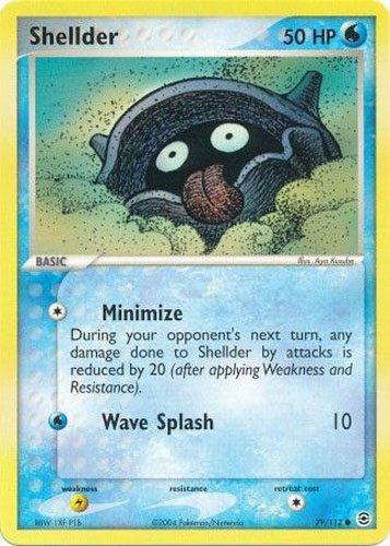 pokemon card shellder Cloyster 2 set Top Sun 1995 NM Green Back Japane Colorless Artist Basic Pokemon trading Card, Shellder,