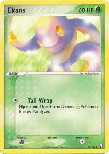 Pokemon Card - Team Rocket Returns 55/109 - EKANS (common): BBToyStore.com  - Toys, Plush, Trading Cards, Action Figures & Games online retail store  shop sale