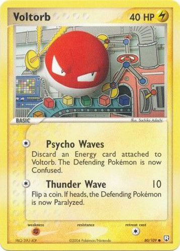 Pokemon Card - Team Rocket Returns 80/109 - VOLTORB (common):  BBToyStore.com - Toys, Plush, Trading Cards, Action Figures & Games online  retail store shop sale