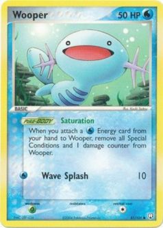 Pokemon Card - Team Rocket Returns 81/109 - WOOPER (common)
