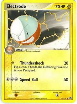 Pokemon Card - Emerald 27/106 - ELECTRODE (uncommon)