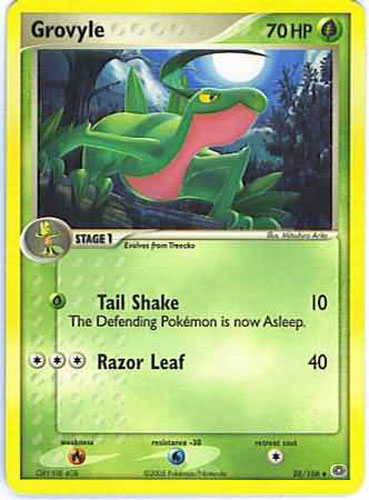 pokemon grovyle card Pokemon Card - Emerald 28/106 - GROVYLE (uncommon): BBToyStore.com