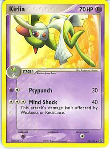 Pokemon Card - Emerald 33/106 - KIRLIA (uncommon): BBToyStore.com - Toys, Plush, Trading Cards, Action Figures & Games online retail store shop sale Pokemon Card - Emerald 33/106 - KIRLIA (uncommon): BBToyStore.com - Toys, Plush, Trading Cards, Action Figures & Games online retail store shop sale
