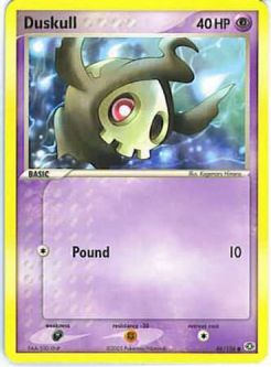 Pokemon Card - Emerald 46/106 - DUSKULL (common)