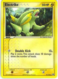 Pokemon Card - Emerald 47/106 - ELECTRIKE (common)
