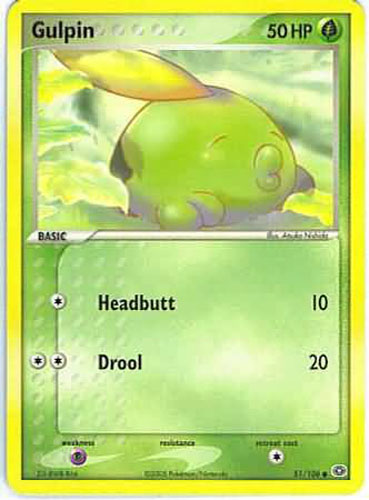 Pokemon EX Emerald Common Gulpin #51