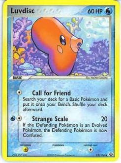 Pokemon Card - Emerald 53/106 - LUVDISC (common)
