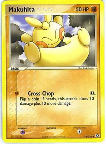 Pokemon Card - Emerald 54/106 - MAKUHITA (common): BBToyStore.com - Toys,  Plush, Trading Cards, Action Figures & Games online retail store shop sale