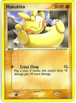 Pokemon Card - Emerald 54/106 - MAKUHITA (common)