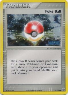 Pokemon Card - Unseen Forces 87/115 - POKE BALL (reverse holo)