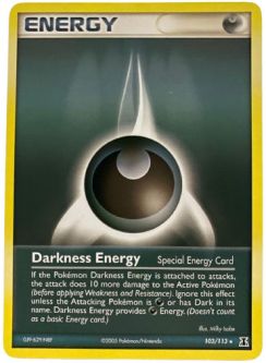Pokemon Card - Delta Species 103/113 - DARKNESS ENERGY (rare)