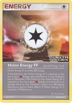 Pokemon Card - Delta Species 104/113 - HOLON ENERGY FF (reverse holo)