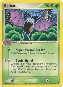 Pokemon Card - Delta Species 43/113 - GOLBAT (uncommon)