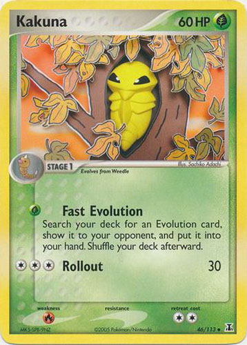 Pokemon Card - Delta Species 46/113 - KAKUNA (uncommon)