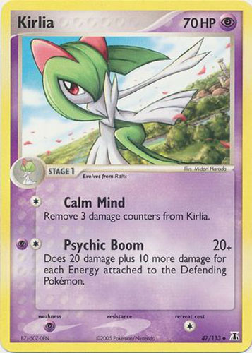 Pokemon Card - Delta Species 47/113 - KIRLIA (uncommon): BBToyStore.com - Toys, Plush, Trading Cards, Action Figures & Games online retail store shop sale Pokemon Card - Delta Species 47/113 - KIRLIA (uncommon): BBToyStore.com - Toys, Plush, Trading Cards, Action Figures & Games online retail store shop sale