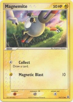 Pokemon Card - Delta Species 74/113 - MAGNEMITE (common)