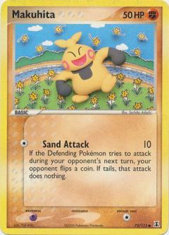 Pokemon Card - Delta Species 75/113 - MAKUHITA (common)