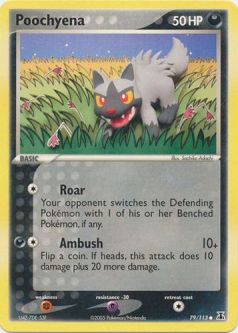 Pokemon Card - Delta Species 79/113 - POOCHYENA (common)