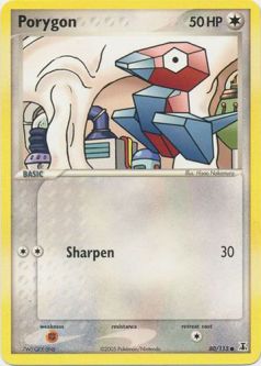 Pokemon Card - Delta Species 80/113 - PORYGON (common)