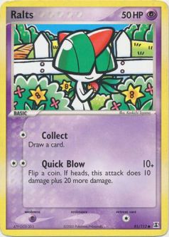 Pokemon Card - Delta Species 81/113 - RALTS (common)