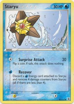 Pokemon Card - Delta Species 85/113 - STARYU (common)