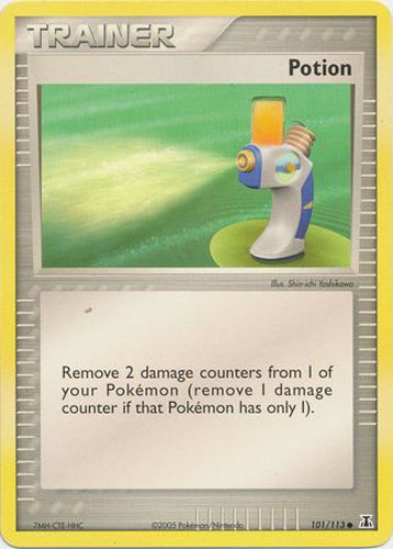 Pokemon Card - Delta Species 101/113 - POTION (common): BBToyStore.com - Toys, Plush, Trading Cards, Action Figures & Games online retail store shop sale Pokemon Card - Delta Species 101/113 - POTION (common): BBToyStore.com - Toys, Plush, Trading Cards, Action Figures & Games online retail store shop sale