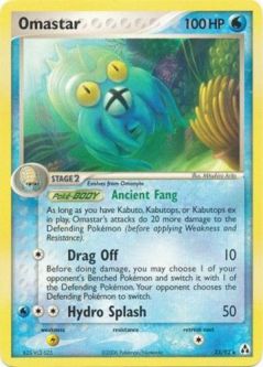 Pokemon Card - Legend Maker 23/92 - OMASTAR (rare)