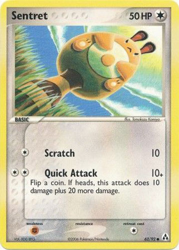 Pokemon EX Legend Maker Common Sentret #62 Pokemon EX Legend Maker Common Sentret #62