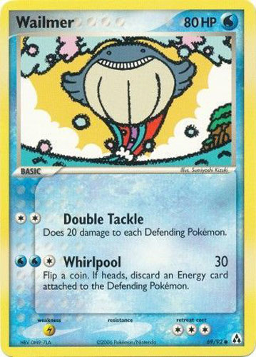 Pokemon Card - Legend Maker 69/92 - WAILMER (common)
