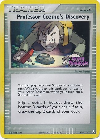 Pokemon Card - Holon Phantoms 89/110 - PROFESSOR COZMO'S DISCOVERY (reverse holo)