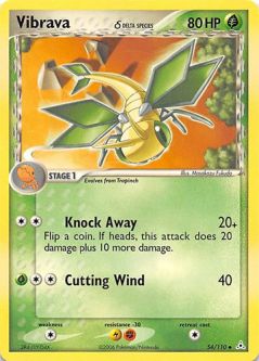 Pokemon Card - Holon Phantoms 54/110 - VIBRAVA (uncommon)
