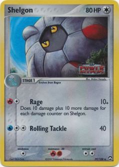 Pokemon Card - Power Keepers 39/108 - SHELGON (REVERSE holo-foil)