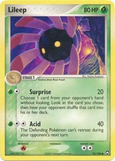 Pokemon Card - Power Keepers 52/108 - LILEEP (common)