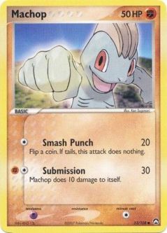 Pokemon Card - Power Keepers 53/108 - MACHOP (common)