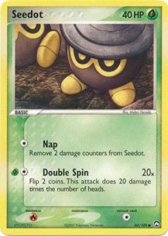 Pokemon Card - Power Keepers 60/108 - SEEDOT (common)
