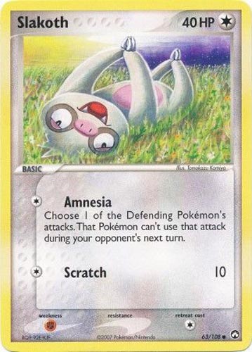 Pokemon Card - Power Keepers 63/108 - SLAKOTH (common)