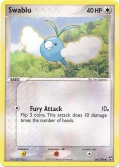 Pokemon Card - Power Keepers 66/108 - SWABLU (common)