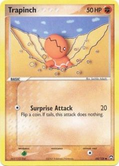 Pokemon Card - Power Keepers 68/108 - TRAPINCH (common)